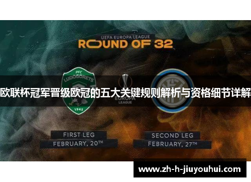 欧联杯冠军晋级欧冠的五大关键规则解析与资格细节详解 欧联杯冠军晋级欧冠的五大关键规则解析与资格细节详解